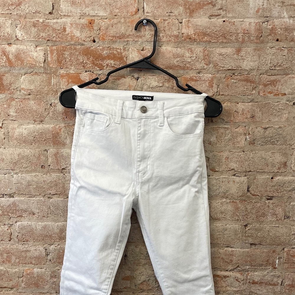 Fashion Nova White Jeans